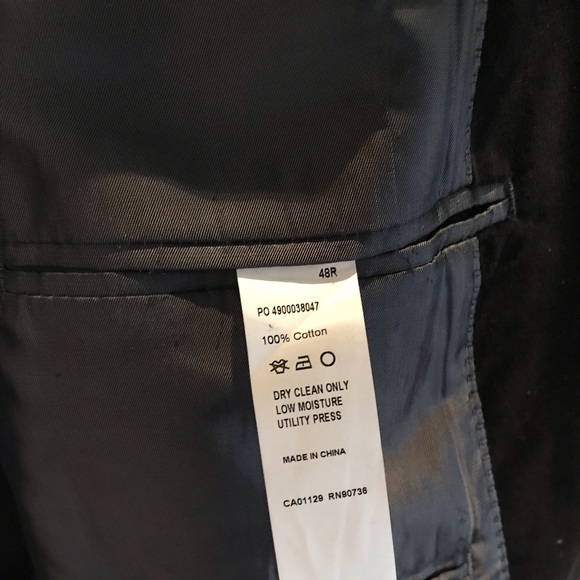 Men’s Calvin Klein collection Velvet Blazer. - Picture 3 of 3